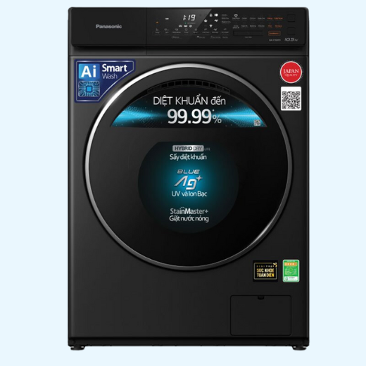 Máy giặt Panasonic Inverter giặt 10,5 kg - sấy tiện ích 2 kg